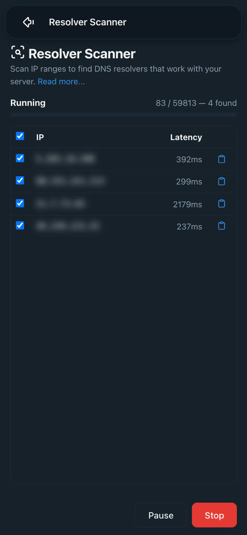 Resolver scanner