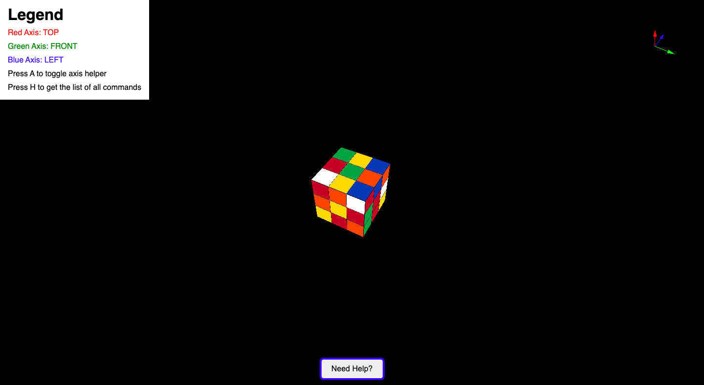 Sim Image with Scrambled Cube