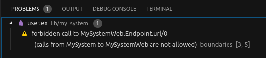 VS Code warning 1