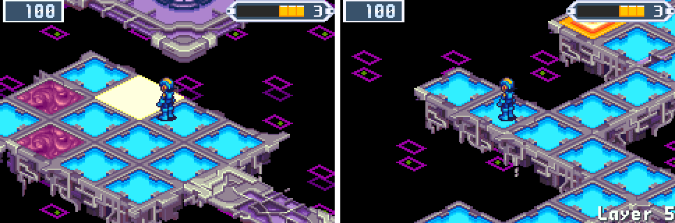 A BonusPanel freed: BN5's roulette spinning over MegaMan, PRESS A BUTTON, until it stops on 1PHS INVIN