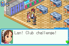 Lan in class 6-1, the NetBattle club's member: Lan! Club challenge!