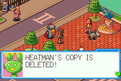 The plaza's Mr.Prog calling the Net's news: HEATMAN'S COPY IS DELETED!