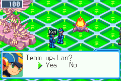 Rio's MegaMan in the Square: Team up,Lan? Yes or No, after Kei wants to team up with us!