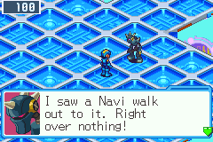 A navi on the layer: I saw a Navi walk out to it. Right over nothing!