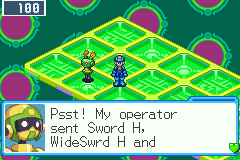 A navi whispers: Psst! My operator sent Sword H, WideSwrd H and