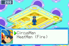 The choice between the two ways: CircusMan or HeatMan (Fire)