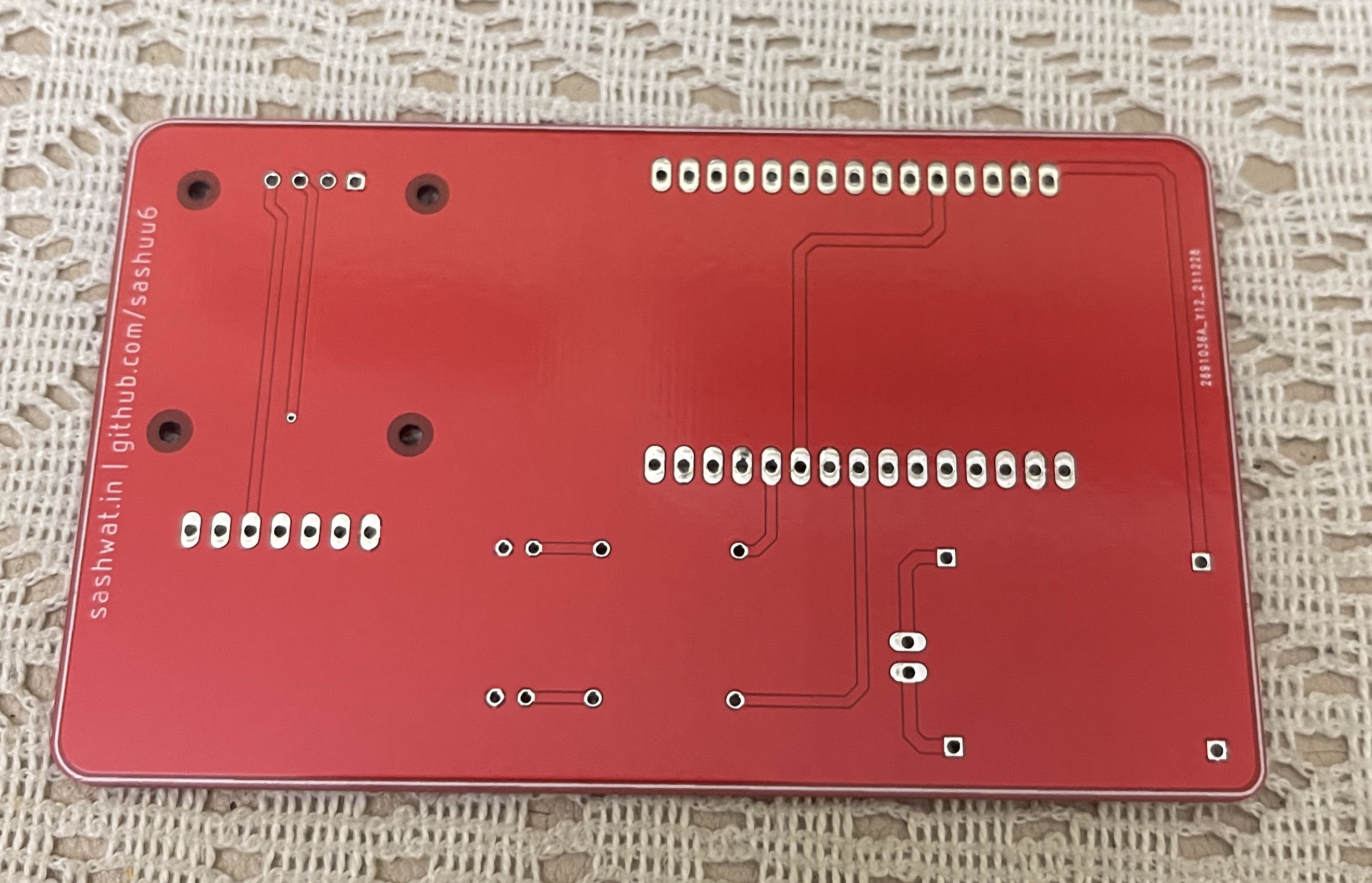 Pulse Oximeter - bottom PCB