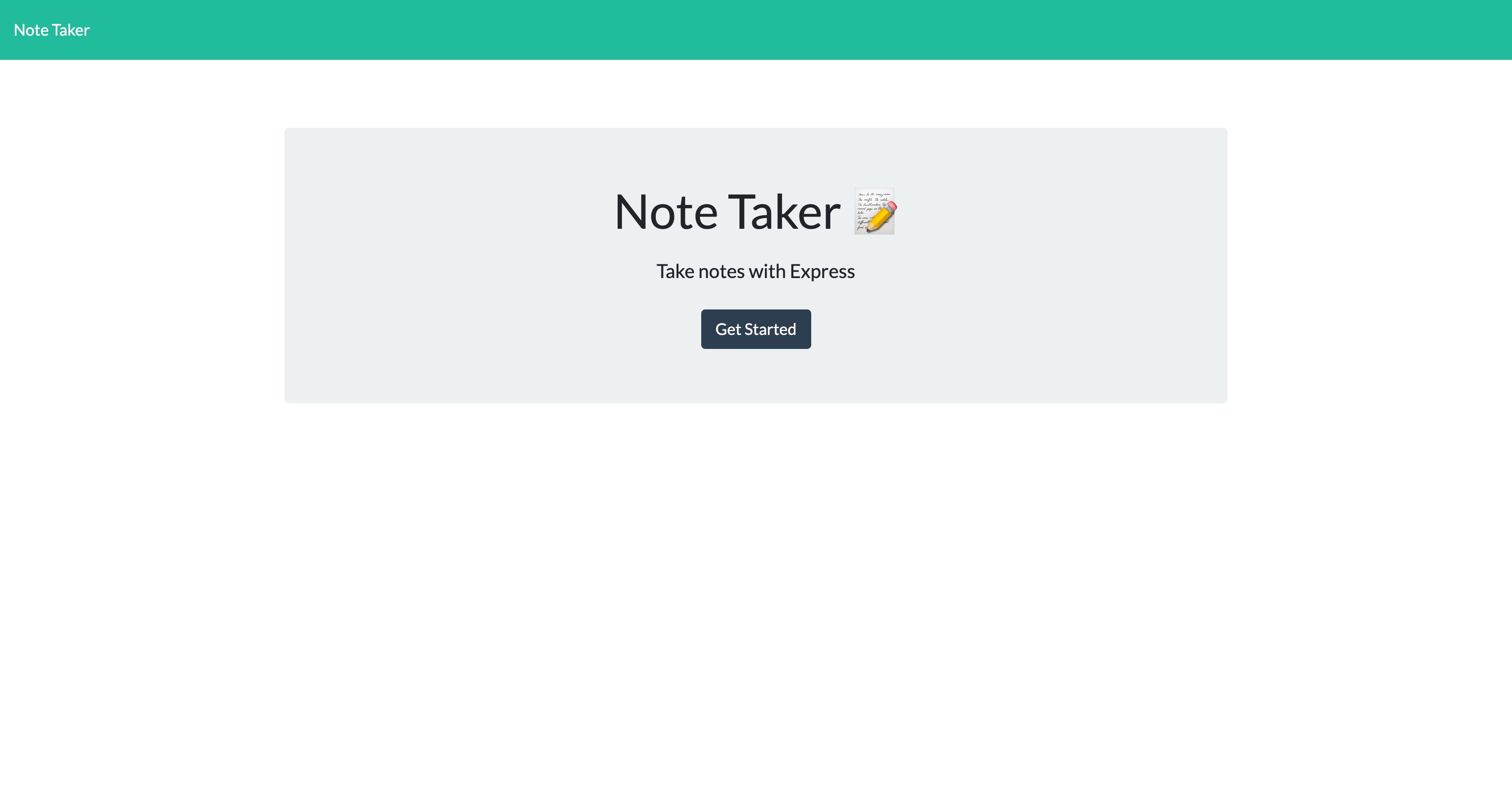 note-taker-frontpage