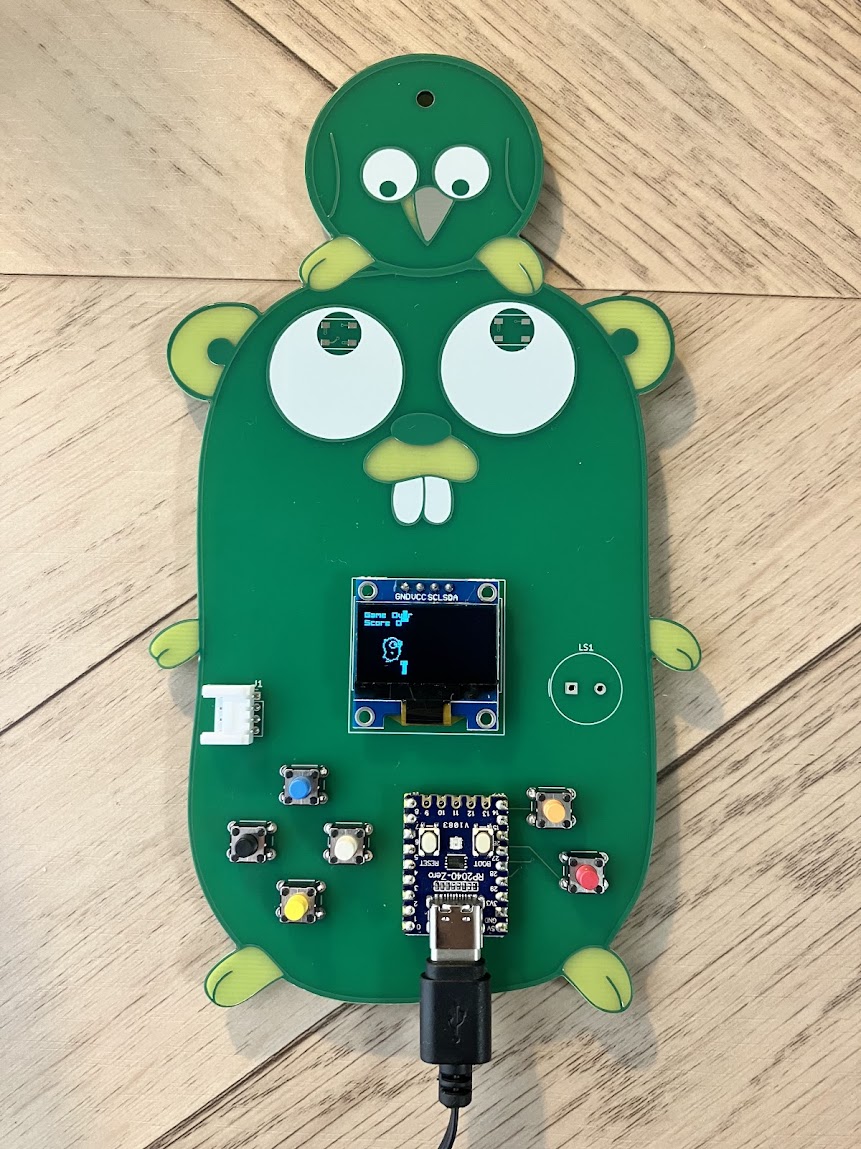 Gopher beer xiao, from the project README