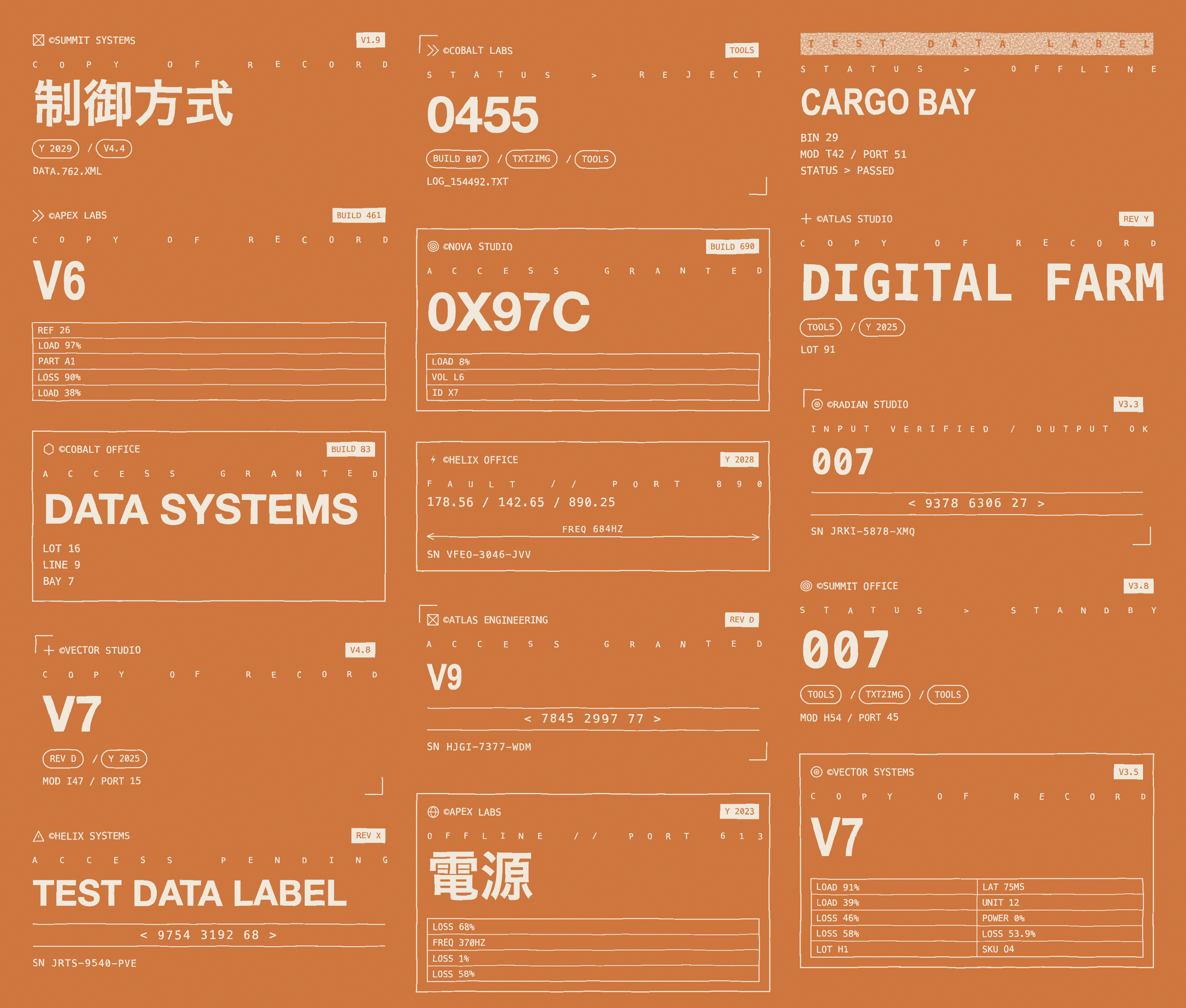 Contact-sheet poster