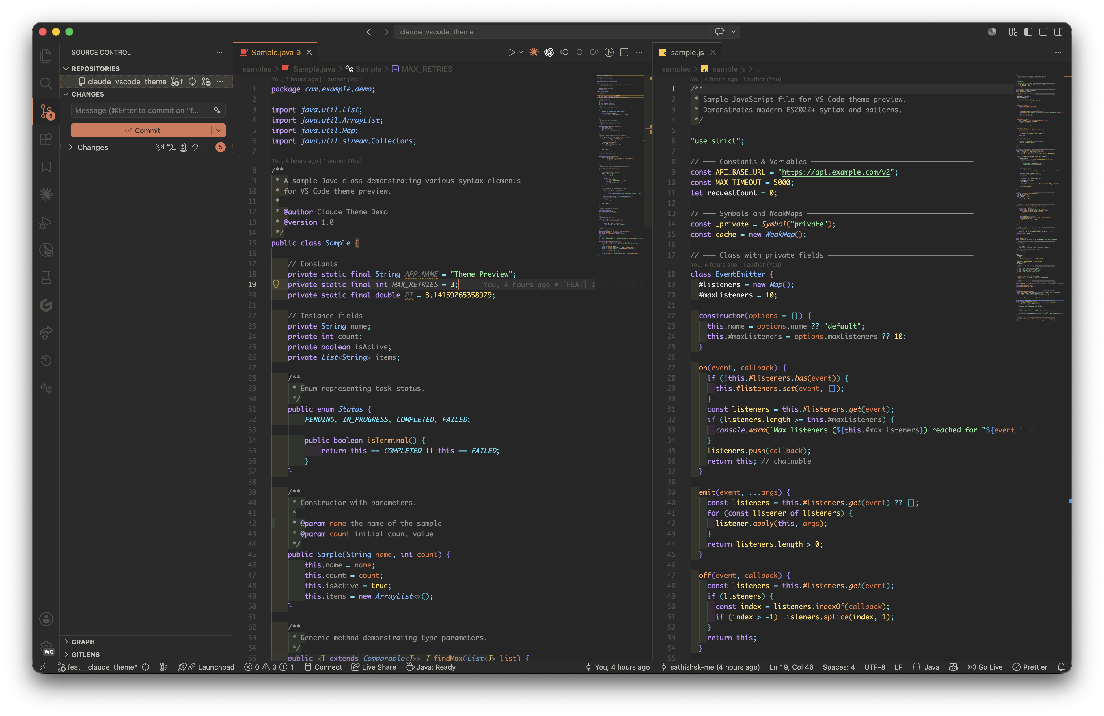 Claude Code Theme Preview
