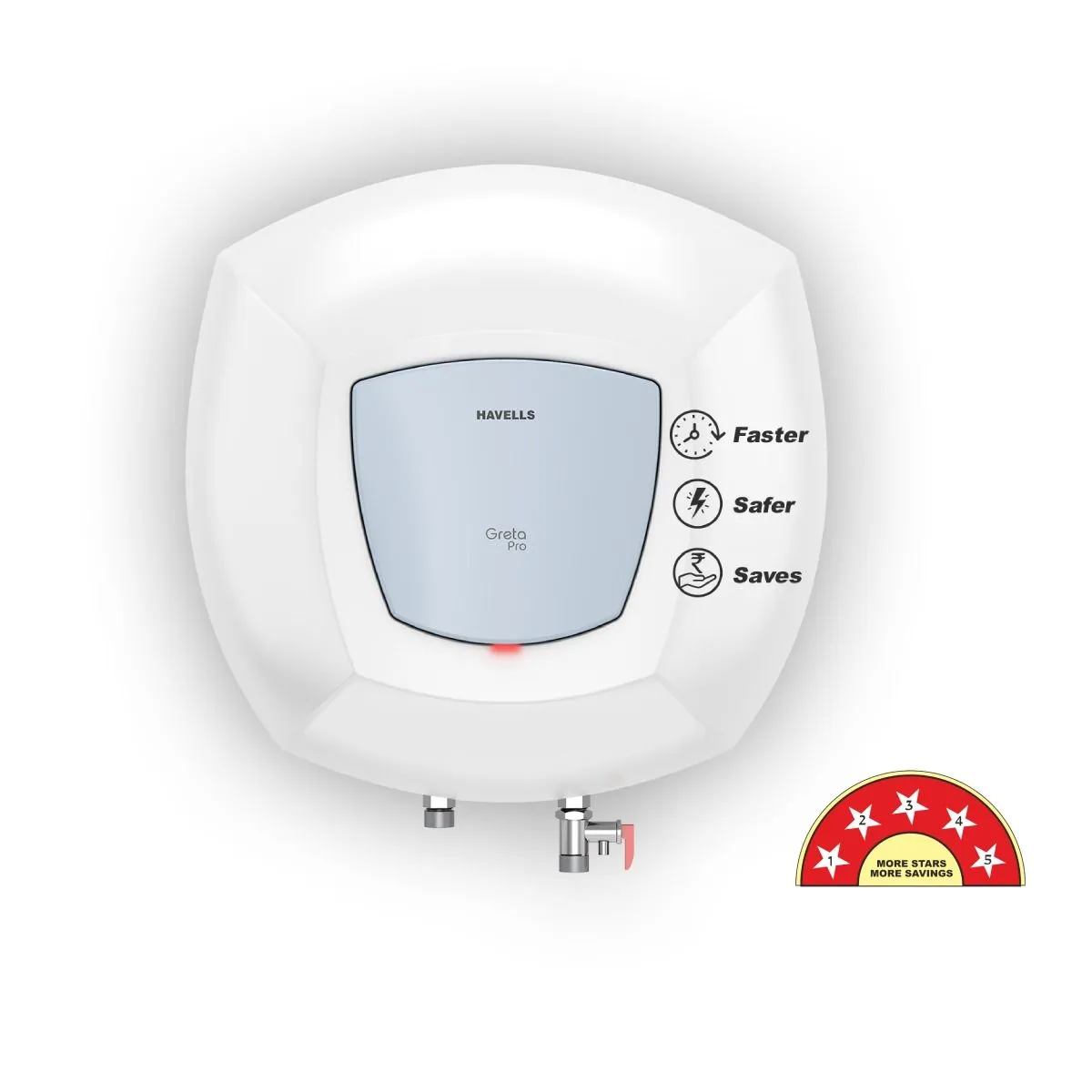 Havells Greta Pro Storage Water Heater 10 L — Greta Pro available at Sathvik Electricals, Naini, Prayagraj