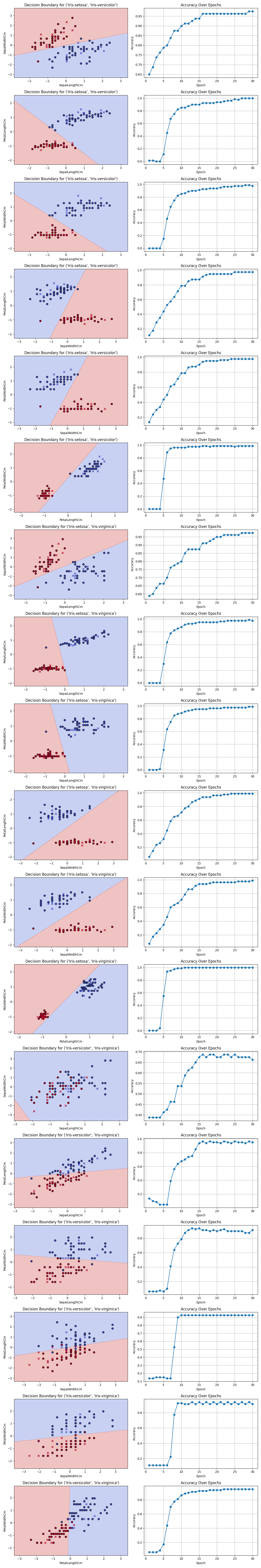 Decision Boundary Plot - Iris Dataset