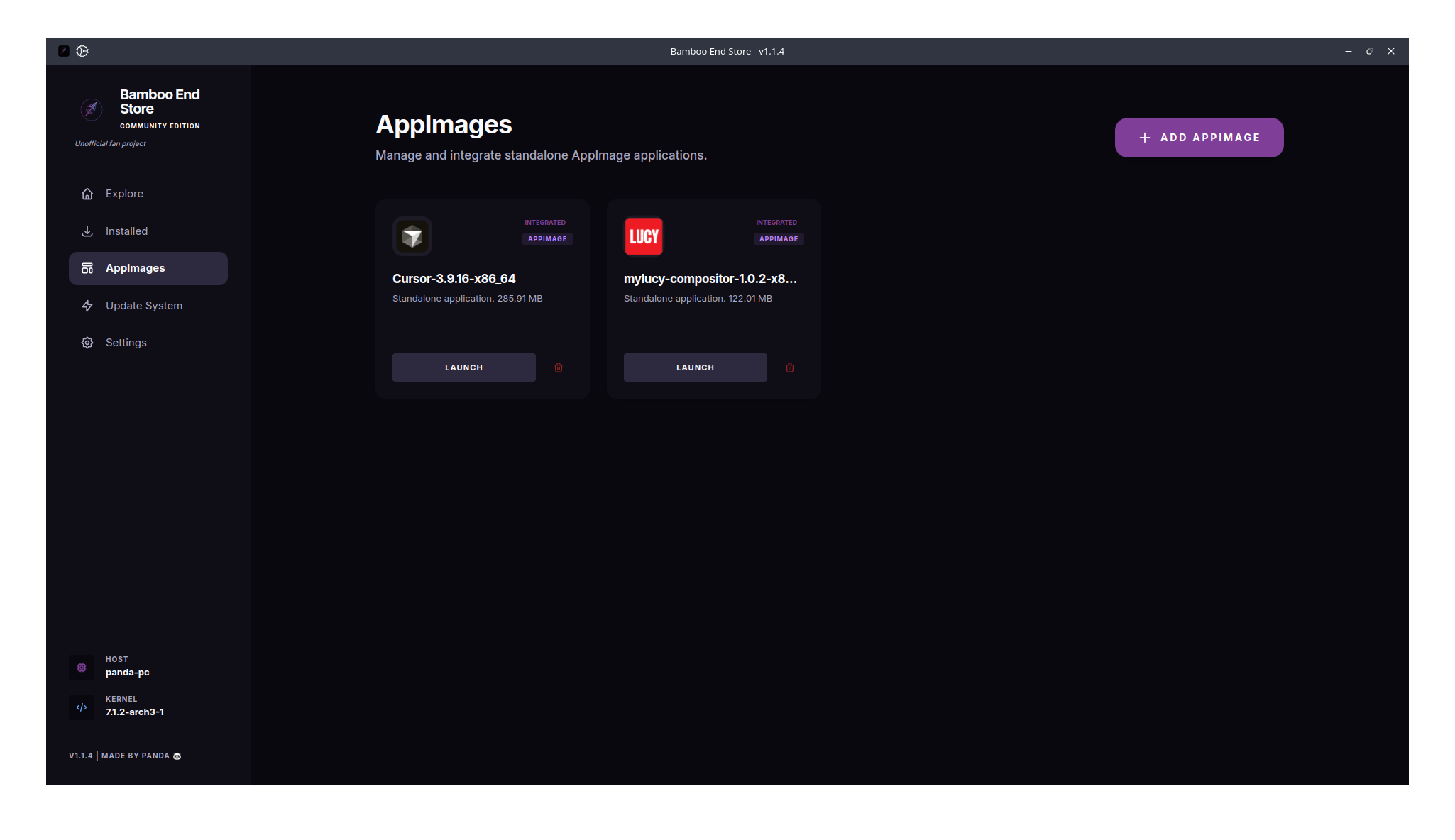 AppImages Manager