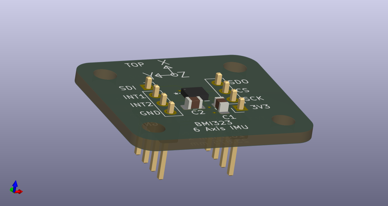 BMI323 Breakout Board, from the project README