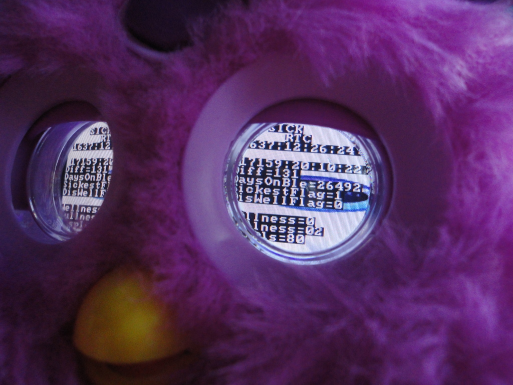 Furby Connect's Eyes
