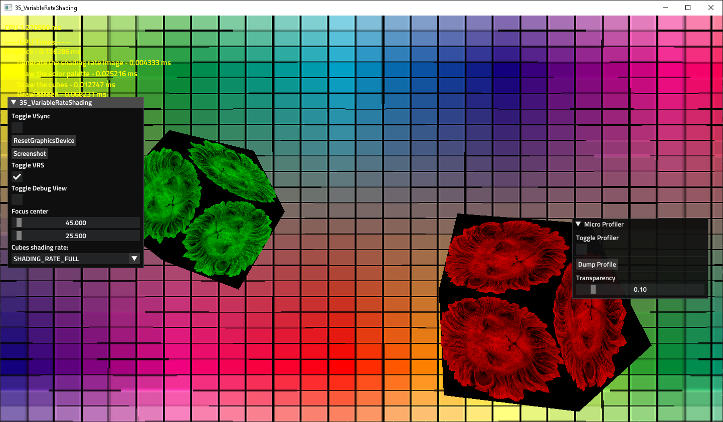 Per-draw Shading Rate