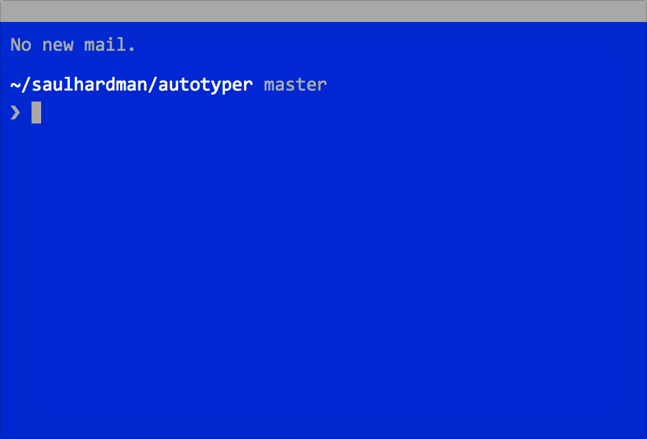 autotyper terminal example