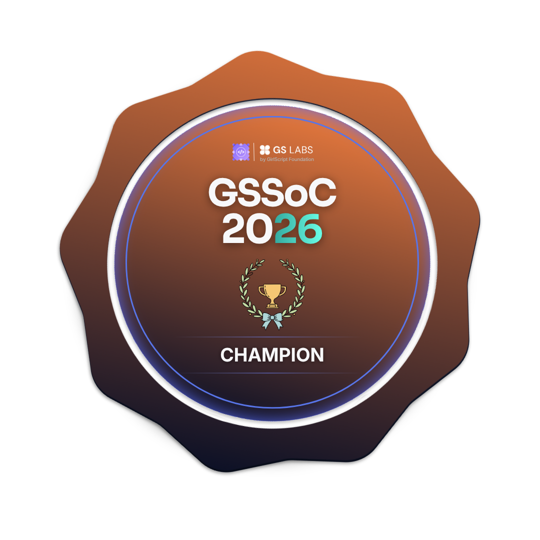 GSSoC Champion
