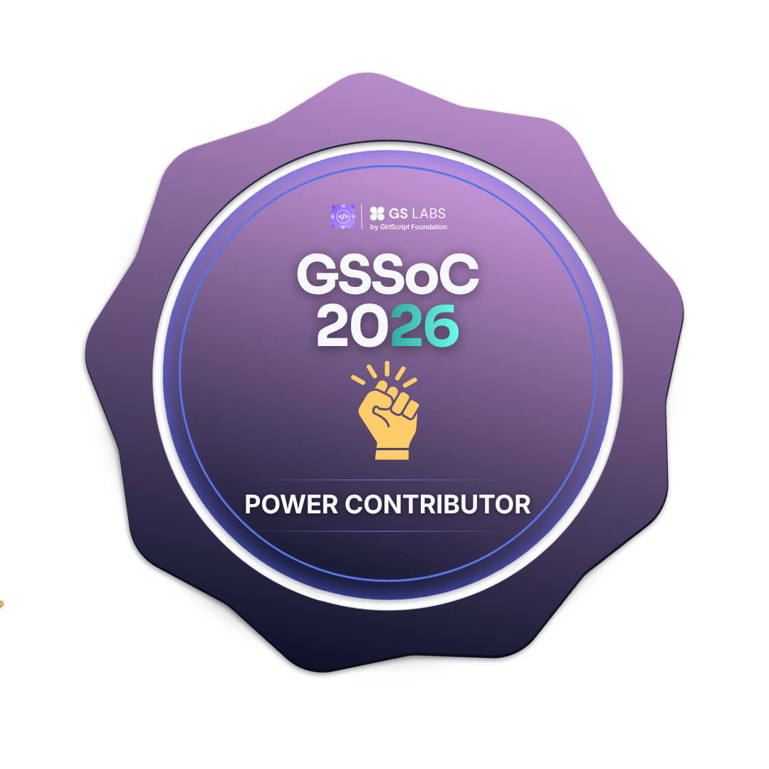 GSSoC Power Contributor