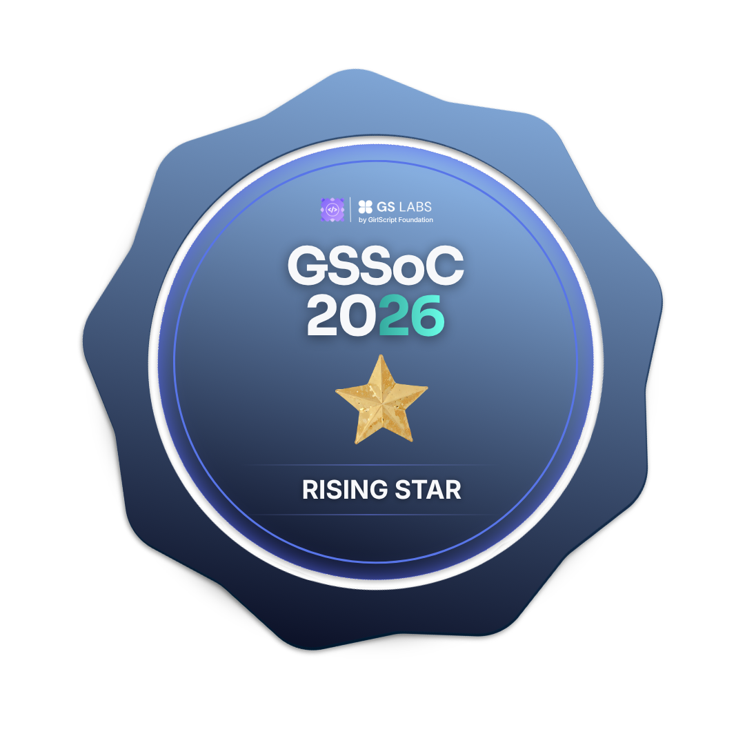 GSSoC Rising Star