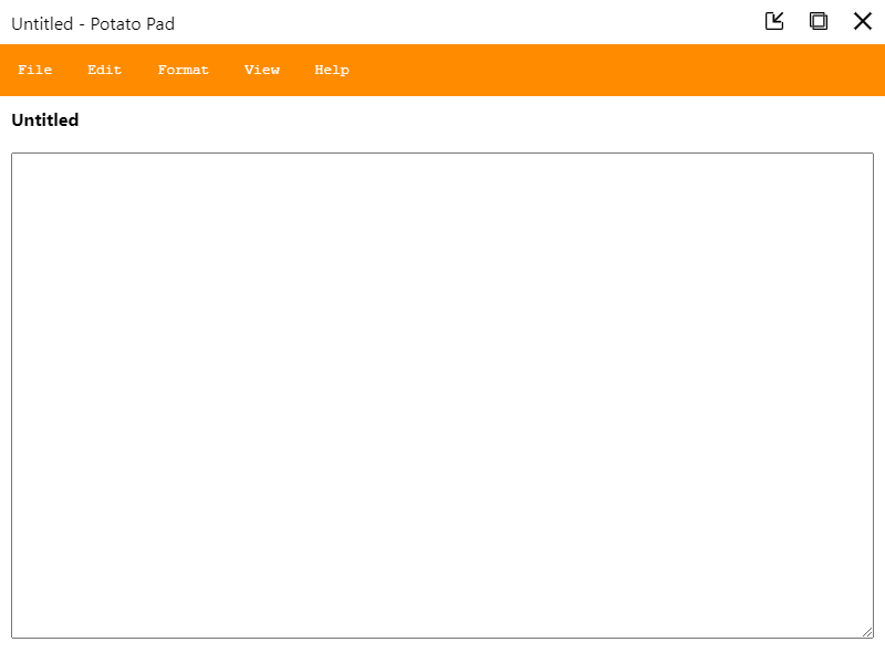 GitHub - sauravk7077/potato-pad: A simple text editor just like notepad
