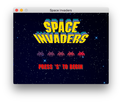 Space Invaders on a Mac