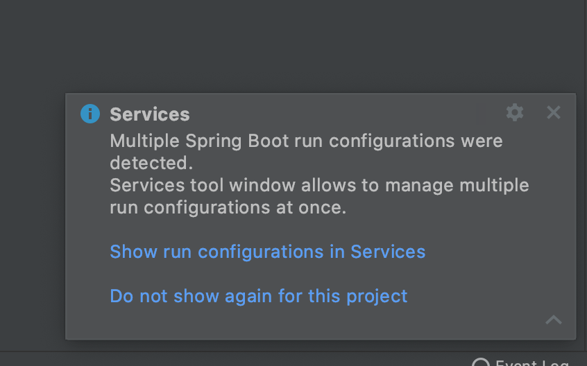 IntelliJ run