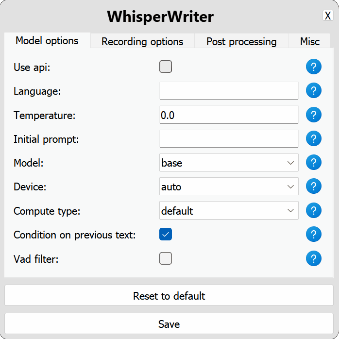 whisper-writer の紹介画像 2