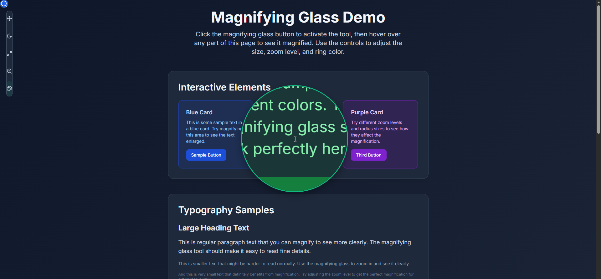 NextMagnifierJS Demo
