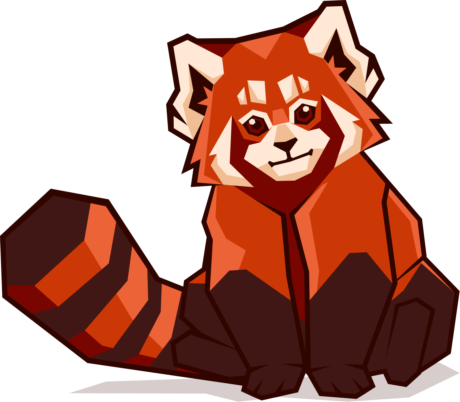 redpanda sitting