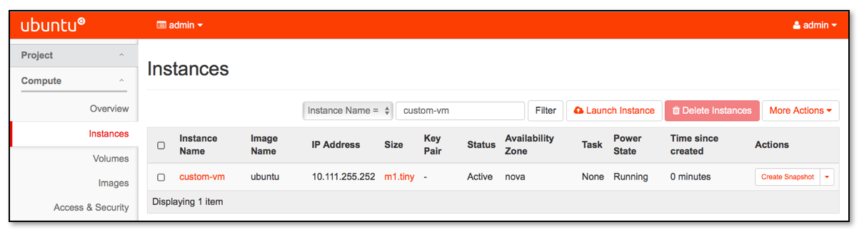 openstack-vm-dashboard