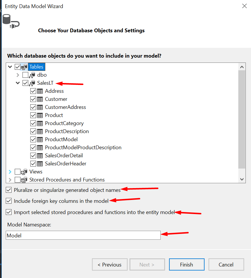 chooseTables