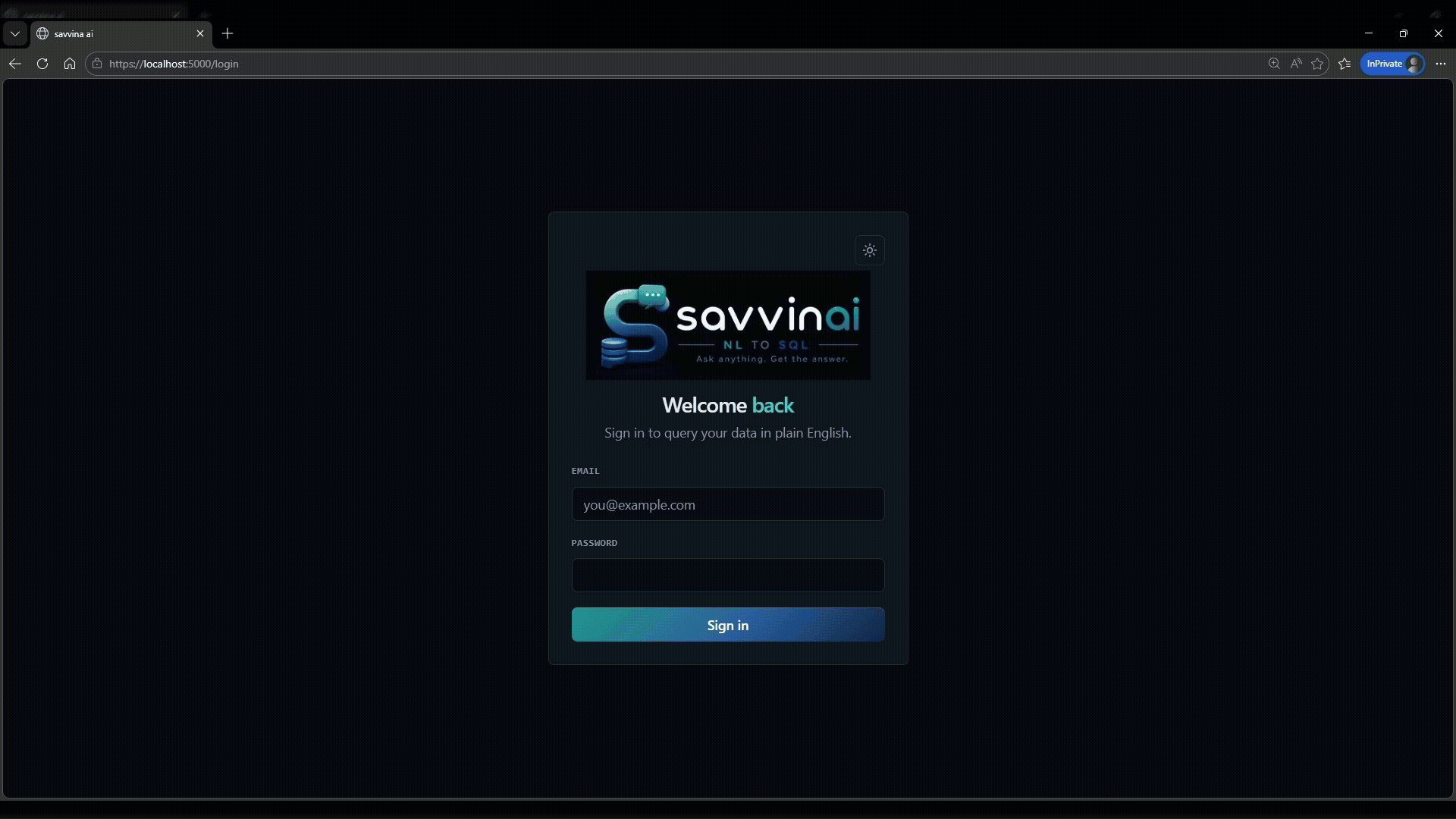 Savvina AI demo