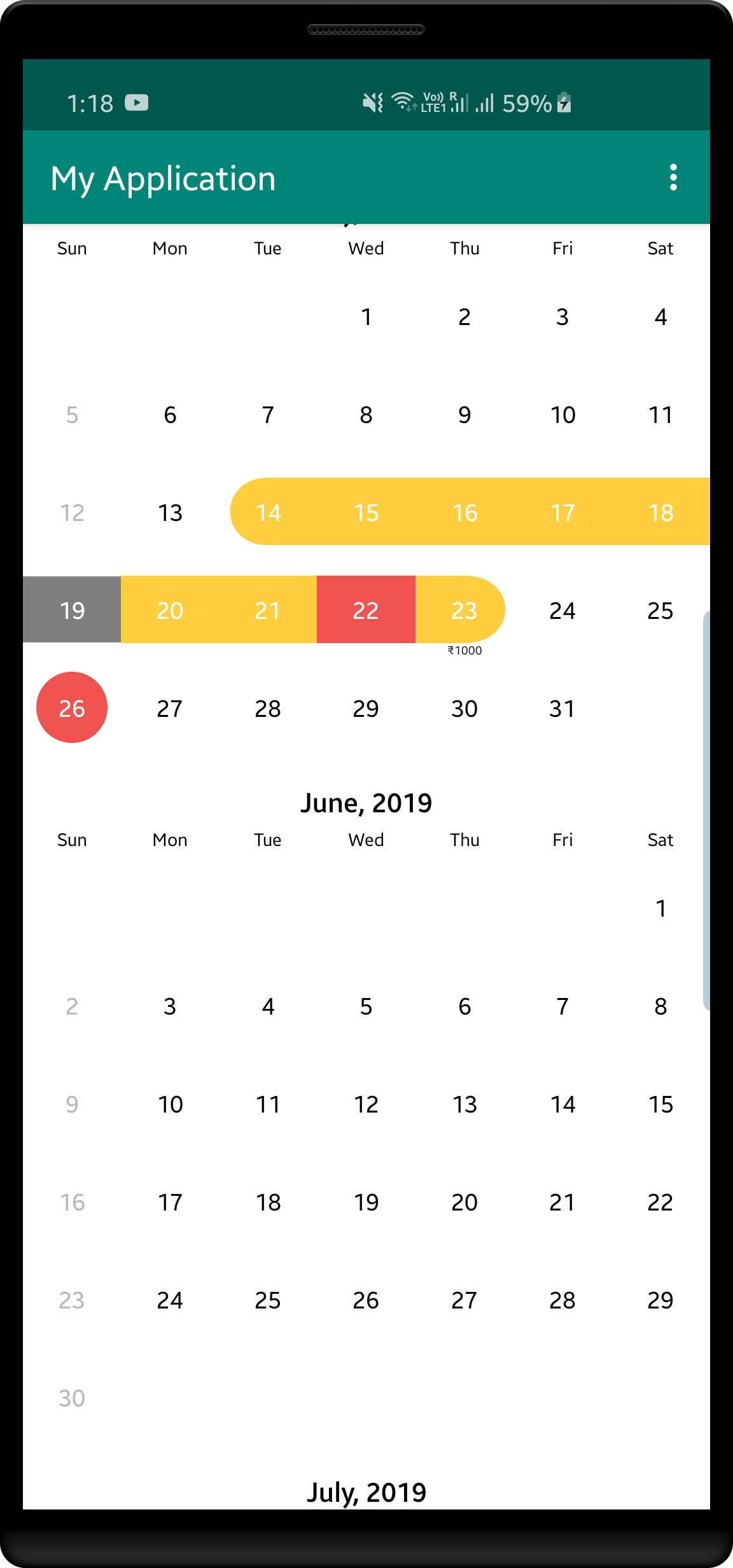 The Android Arsenal Date Time Pickers DateRangePicker