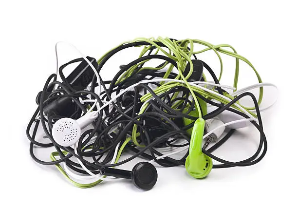 Tangled headphones