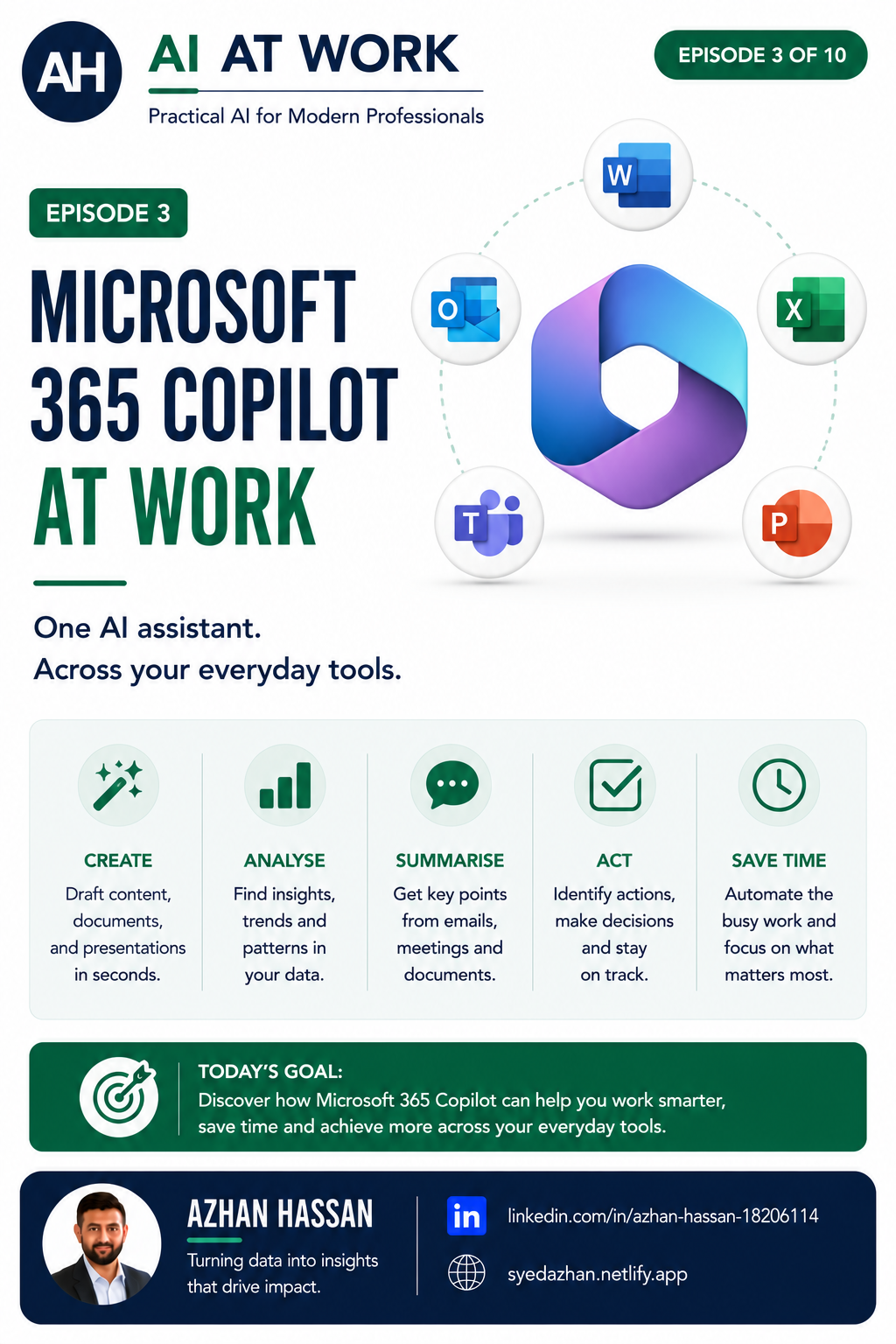 Microsoft 365 Copilot at Work cover