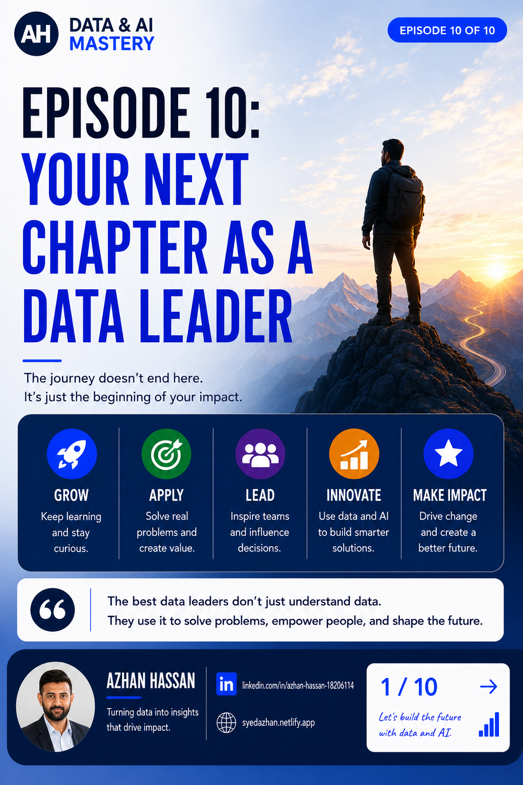 Your Next Chapter as a Data Leader cover