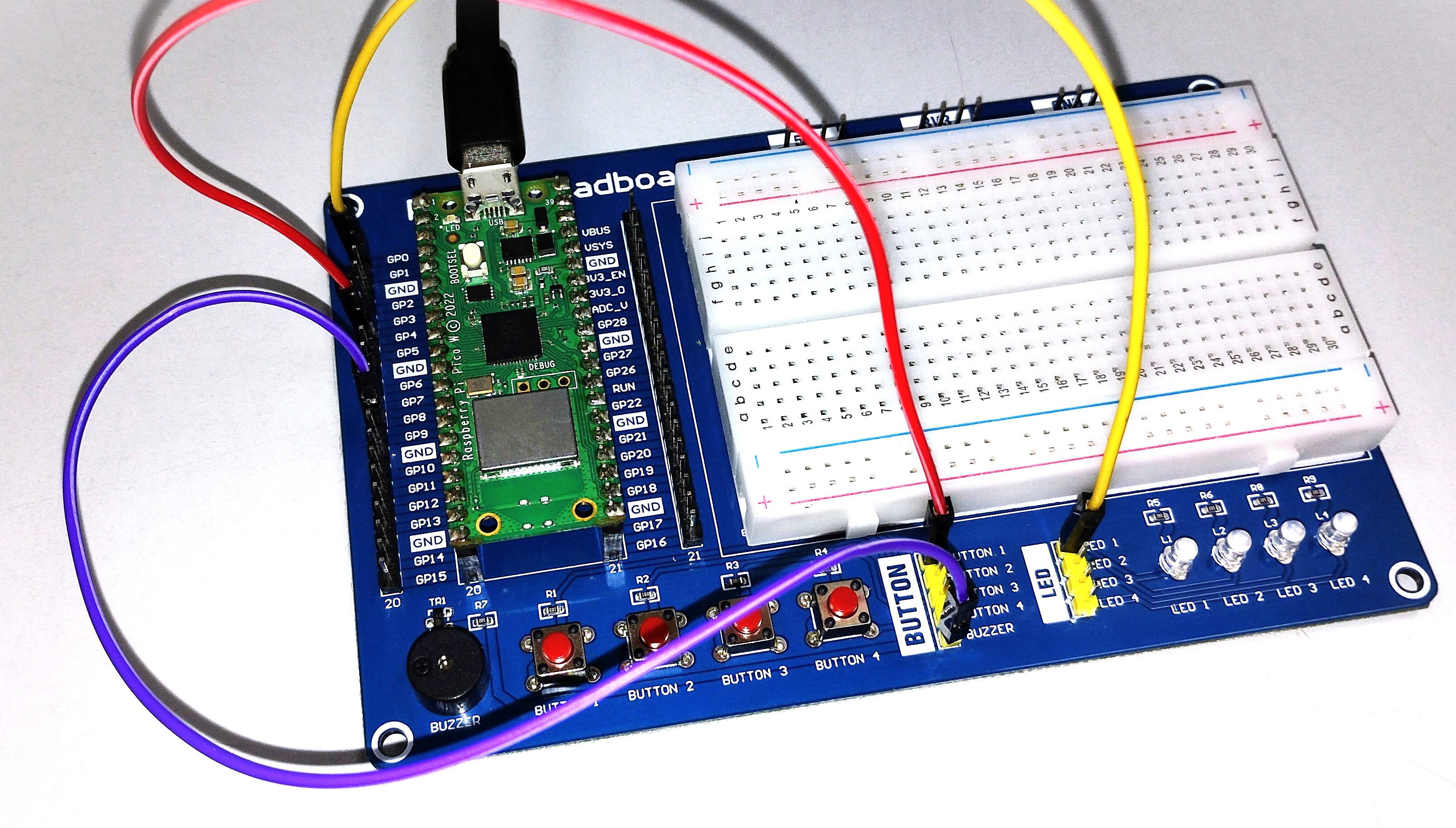 Raspberry Pi Pico Breadboard Kit 5794