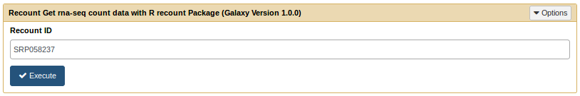 Recount tool form