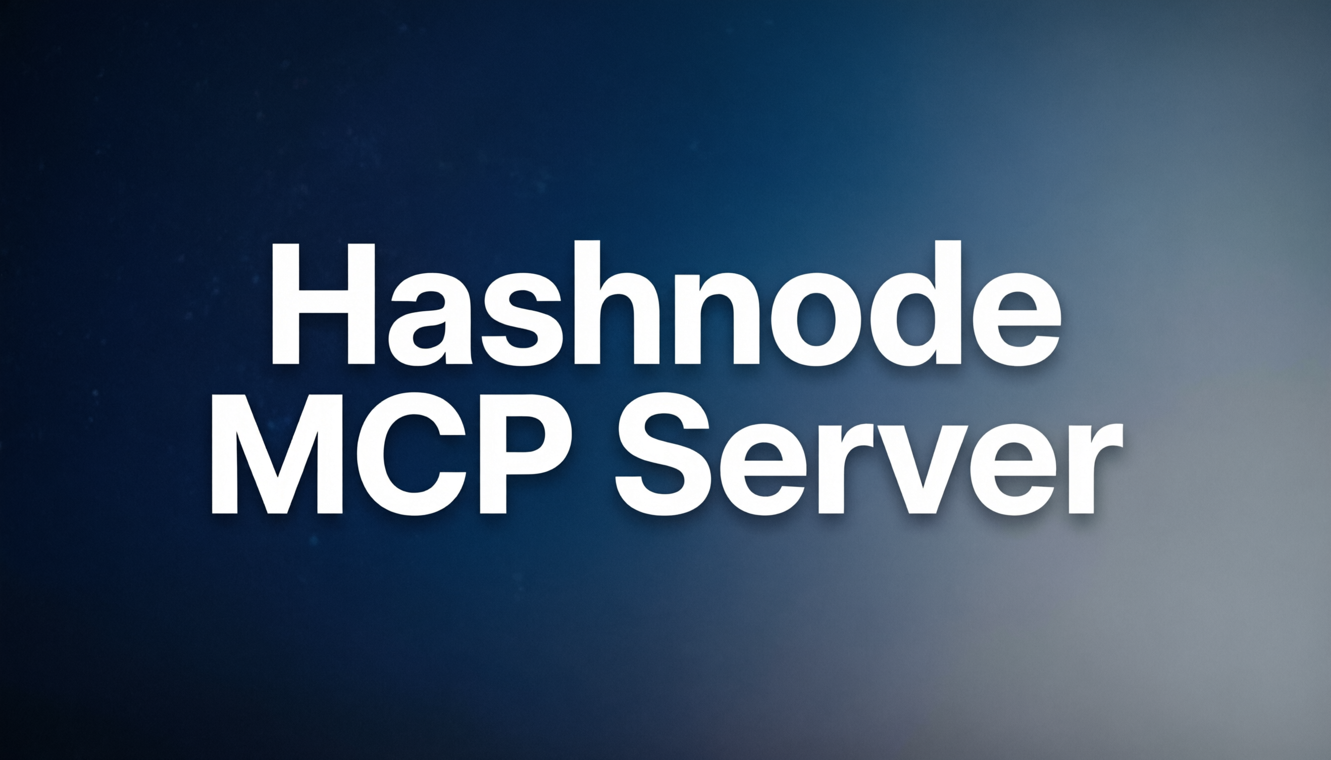 Hashnode MCP Server