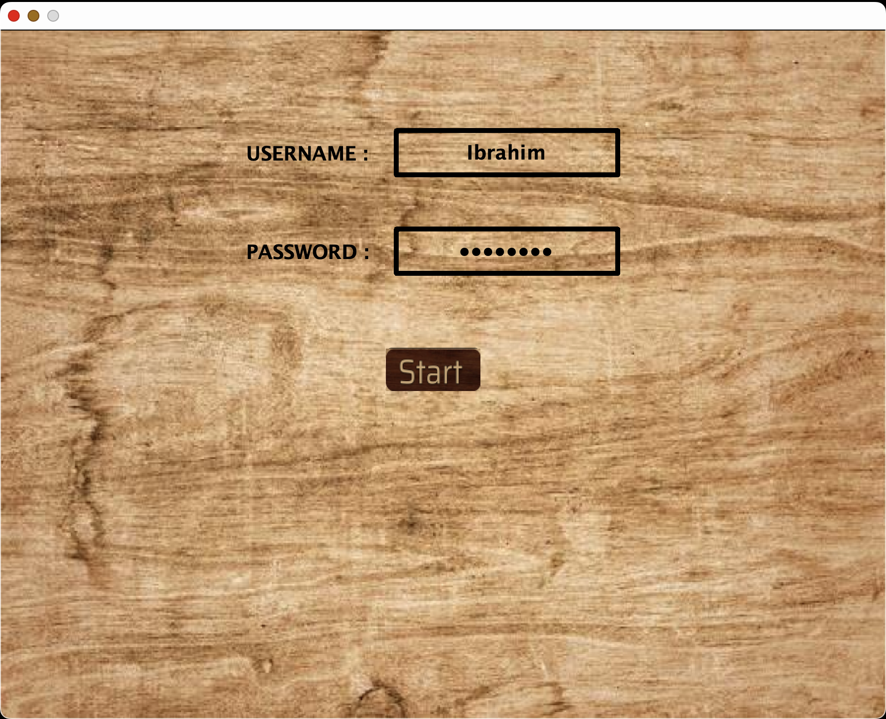 Login example