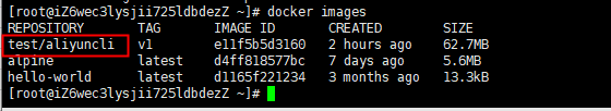 docker image