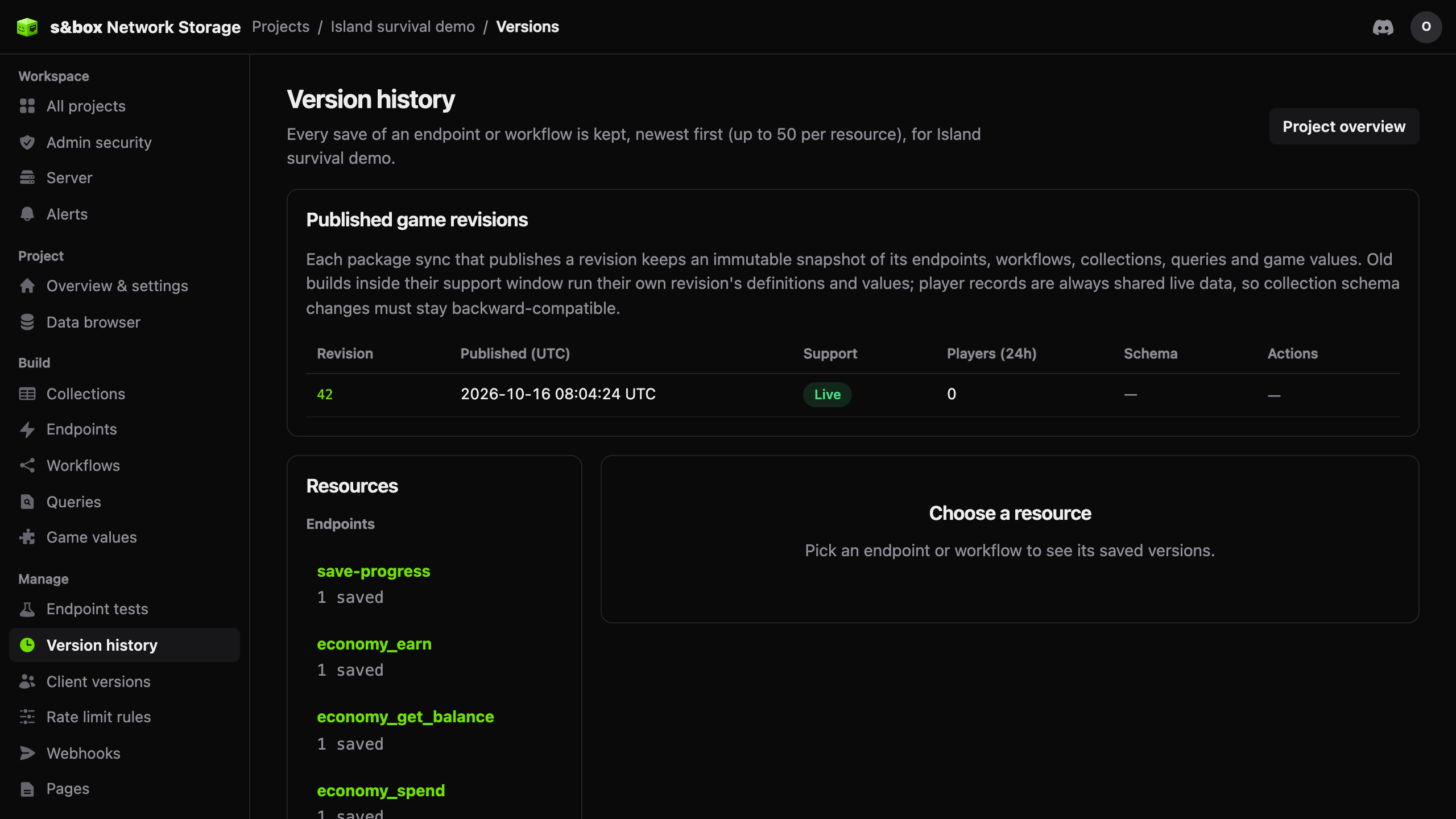 Version history