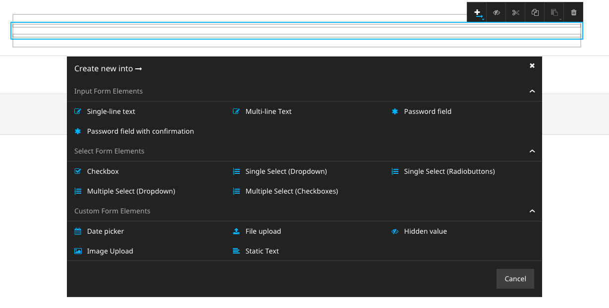 Add Form Element