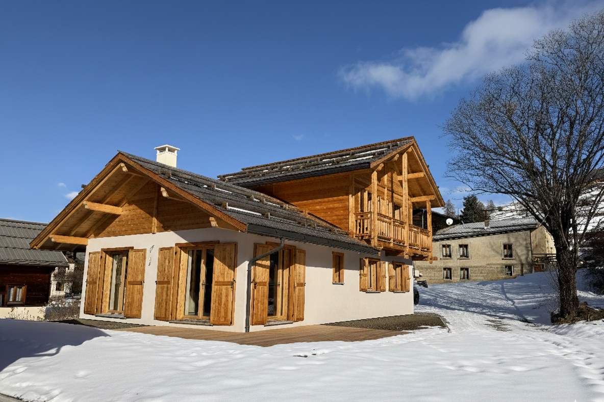 Chalet Agnel vue hivernale