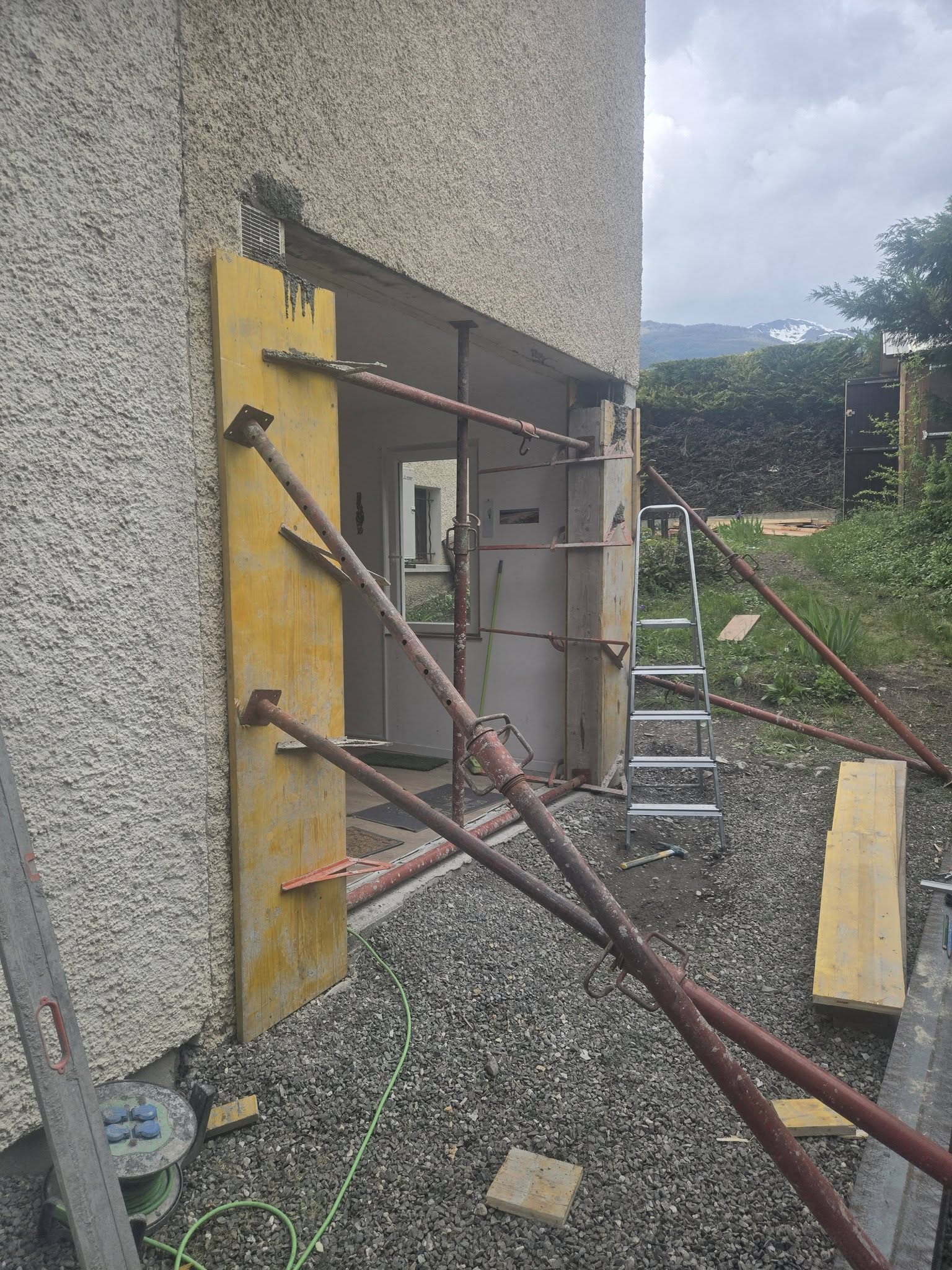Création d'ouvertures, vue 2