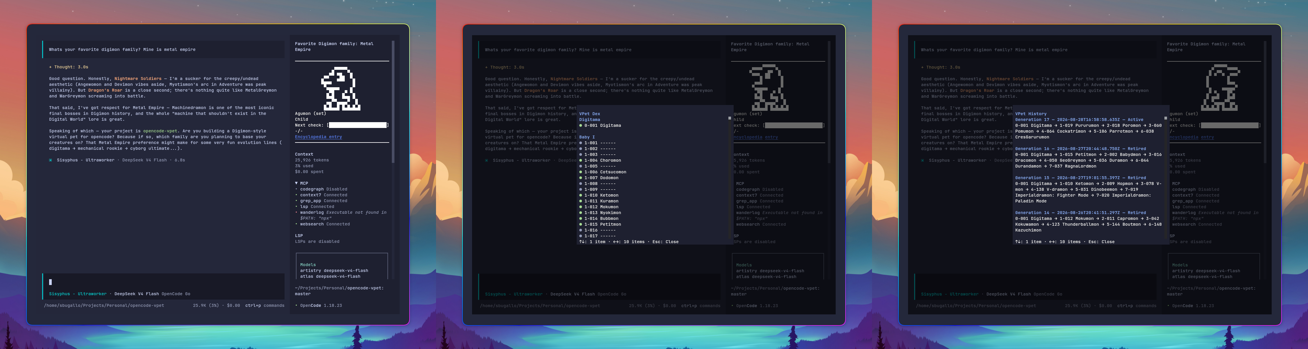 OpenCode VPet Overview