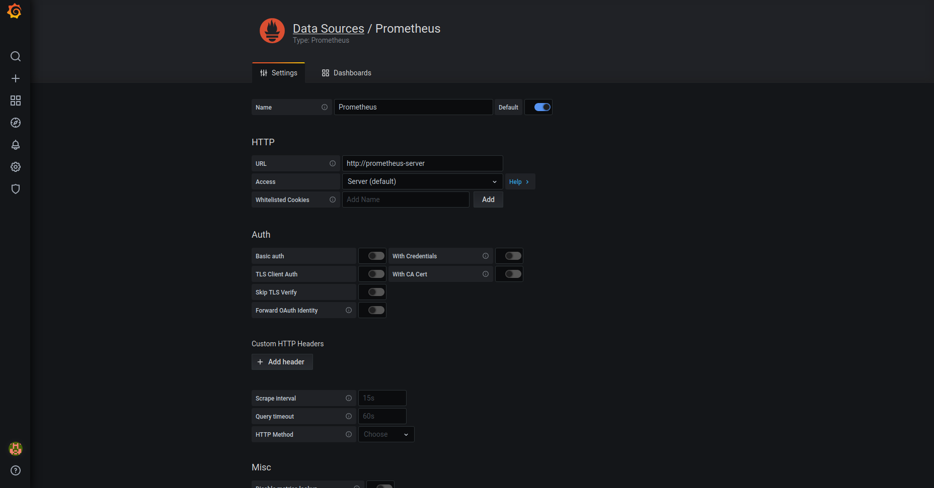 Grafana Configuration