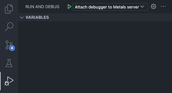 Attach debugger